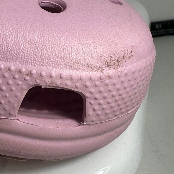 Classic Pink Crocs Clogs Size M 13 Lightweight Slip-On Comfort Shoes - Picture 5 of 11